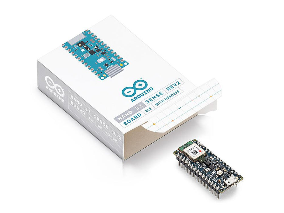 Ble Arduino Components Arduino® Nano 33 BLE Sense Rev2 with headers — Switch Electronics ...