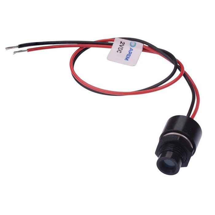 QRM85BXXB02E Blue 8mm 24VDC LED Rear Mounting Panel Indicator IP67 APEM