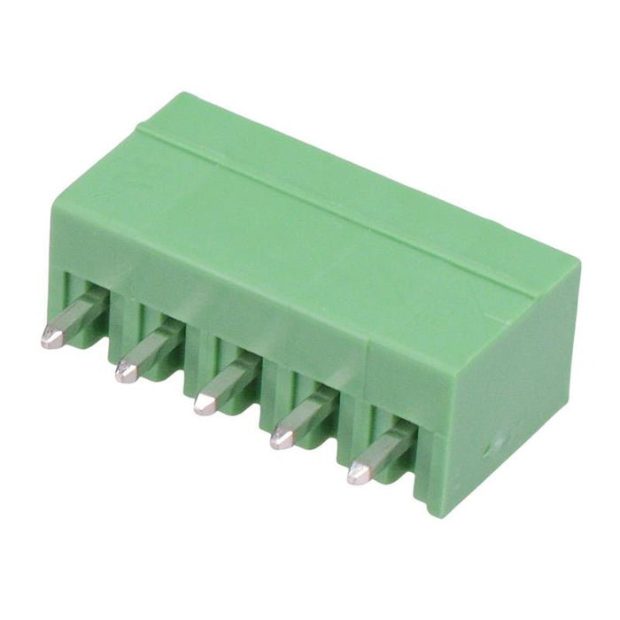 5-Way 3.5mm Vertical PCB Header Closed Ends 8A 300V