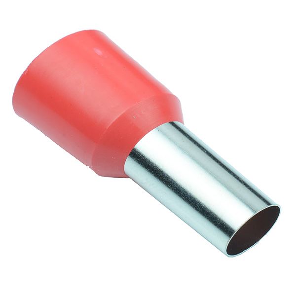 Red 35mm Bootlace Ferrule - Pack of 100