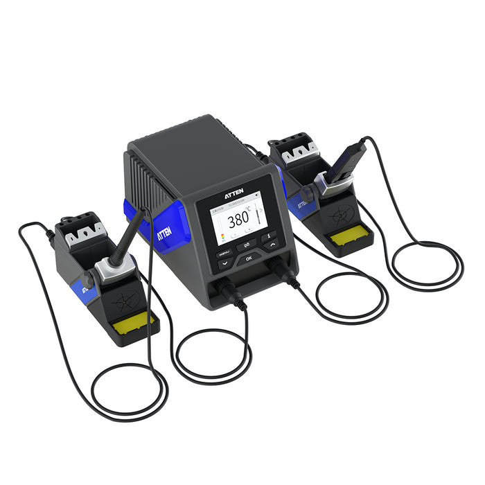 200W Professional Intelligent Rework Station Electric Tweezers Colour LCD GT-6200P ATTEN