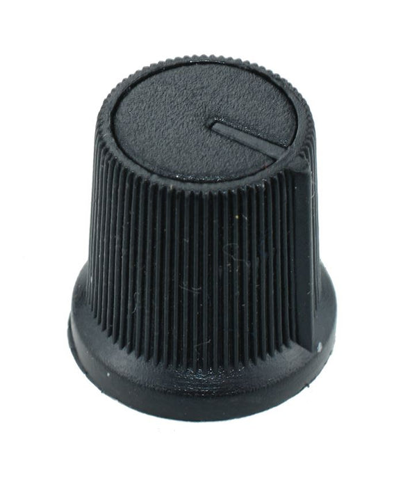 Black 6mm Pointer Knob