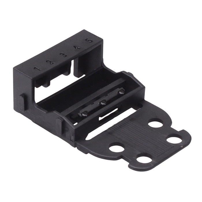 221-505/000-004 WAGO Black 5-Way Mounting Carrier 221 Series
