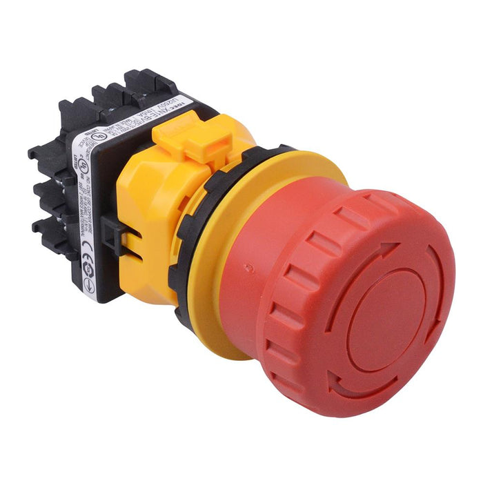 XN1E-BV422MR 30mm Emergency Stop Switch 40mm Mushroom 2NO-2NC IP65 IDEC