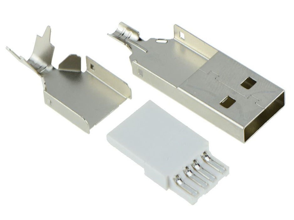 USB Type A Rewireable Plug