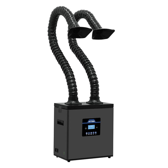 ST-1202D Professional Digital Dual Nozzle Solder Fume Extractor ATTEN