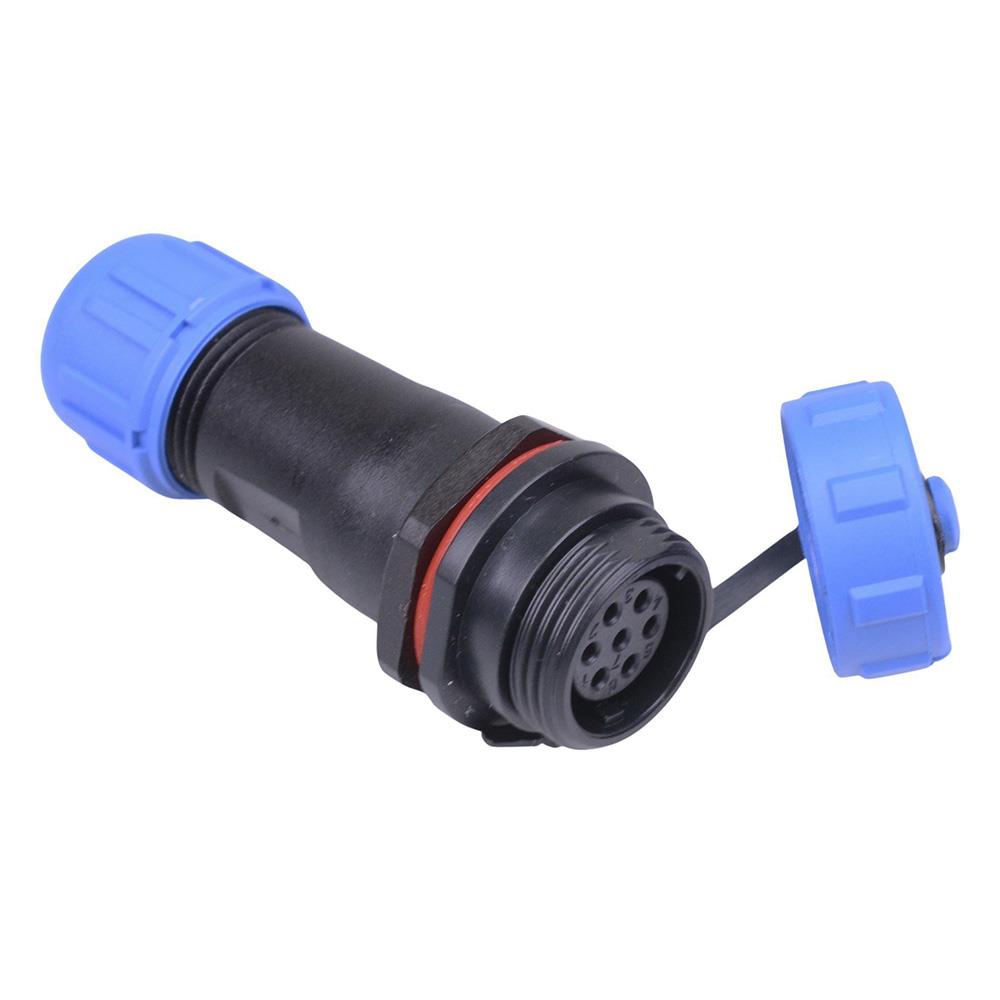 7 Pin Waterproof W13 Female Socket Cable Connector IP68 — Switch ...