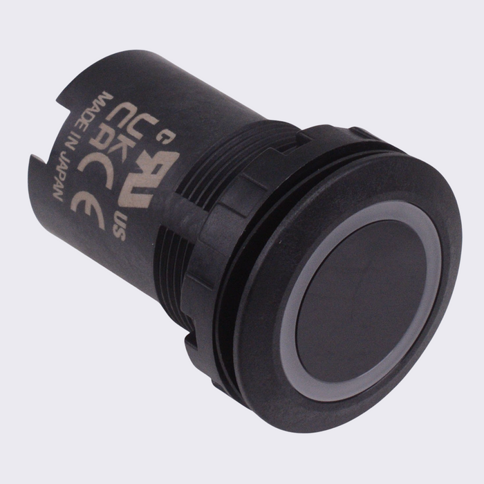 CW1H-DM1NGR-C IDEC Green / Red LED Flush Black Touchless Switch IP67
