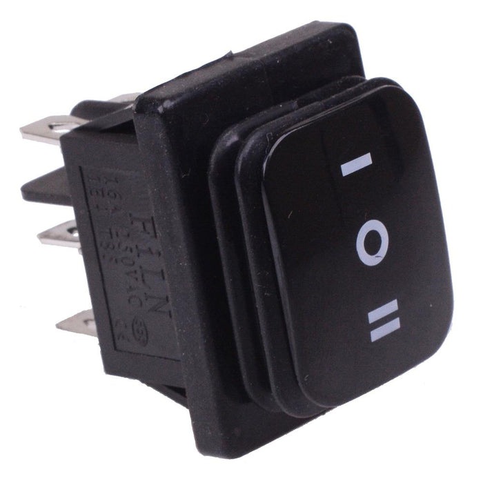 (On)-Off-(On) Momentary Waterproof Rocker Switch DPDT 15A 250VAC