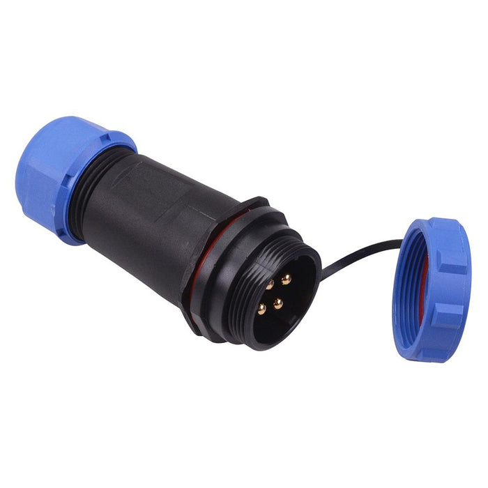 4 Pin Waterproof W21 Male Socket Cable Connector IP68