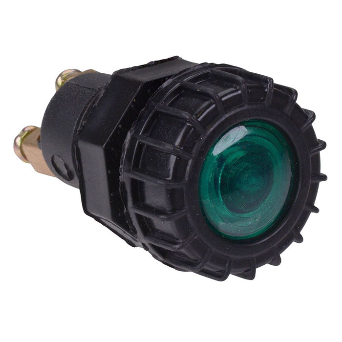 Green Automotive 17mm Panel Indicator Light 12V