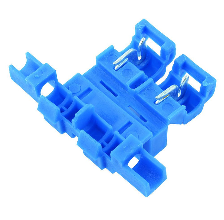 Self-Stripping Automotive Blade Fuse Holder