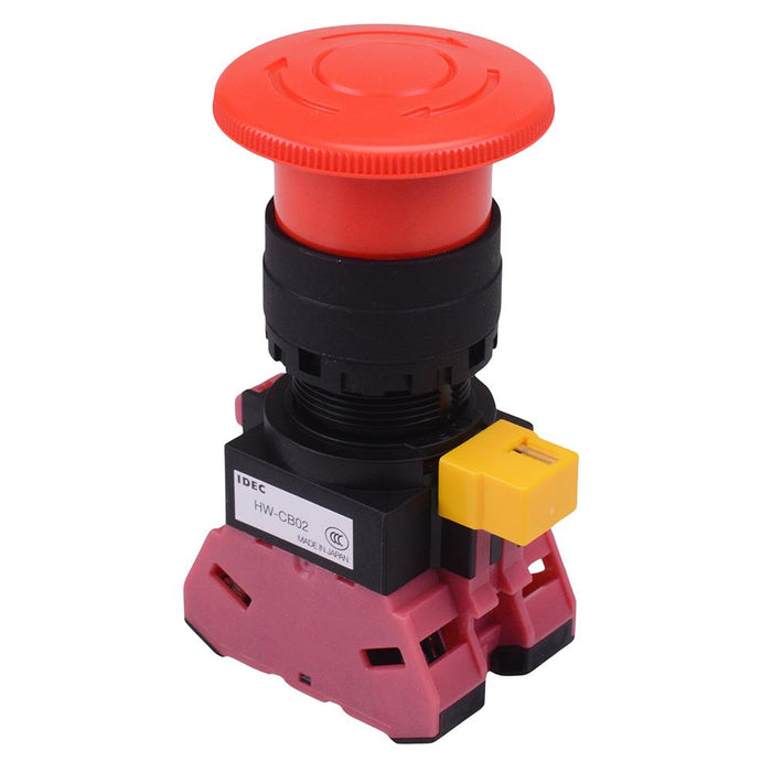 HW1B-V402R 22mm Emergency Stop Switch 40mm Mushroom 2NC IDEC