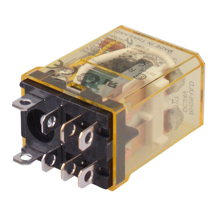RH2B-ULDDC24V 24VDC Plug In Compact Power Relay Indicator Diode 10A DPDT IDEC