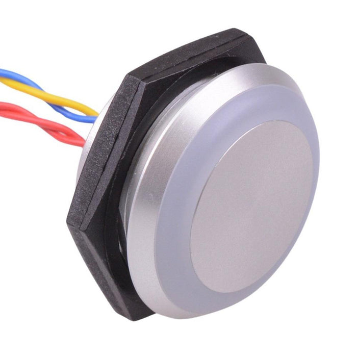 PBAM4AF0002D0S APEM Red LED 12VDC Momentary NO 30mm Piezo Switch Prewired IP68