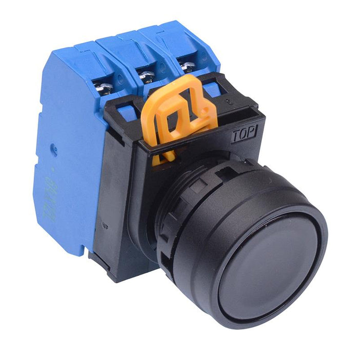 YW1B-M1E30B Black 22mm Momentary Push Button Switch 3NO IP65 IDEC
