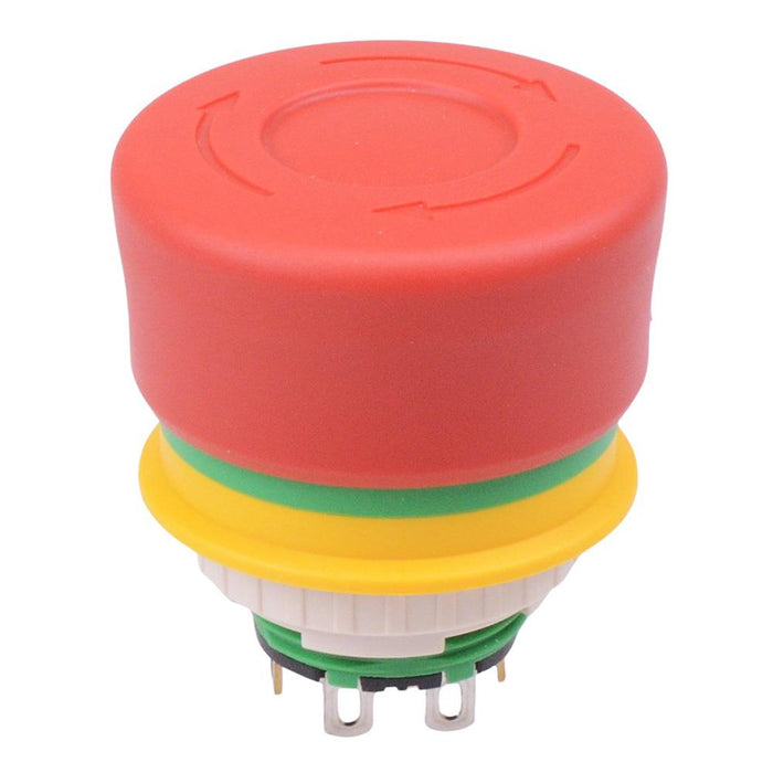 XA1E-BV3SG12R Unibody 16mm Emergency Stop Switch 1NO-2NC IDEC