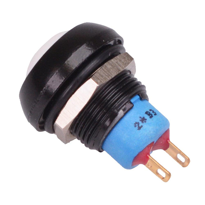 IPR3SAD7/1 White Momentary 12mm Push Button Switch SPST IP67 APEM