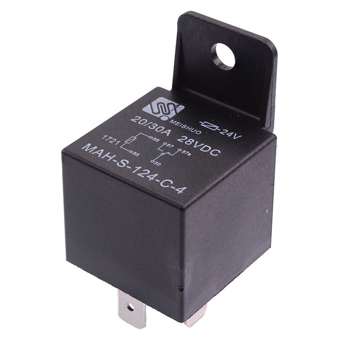 24V SPDT Mini Automotive Relay Bracket 40A MAH-S-124-C-4