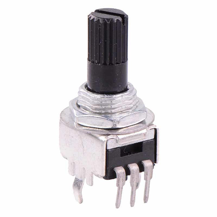 20K Logarithmic 9mm Potentiometer Knurled 6mm Shaft