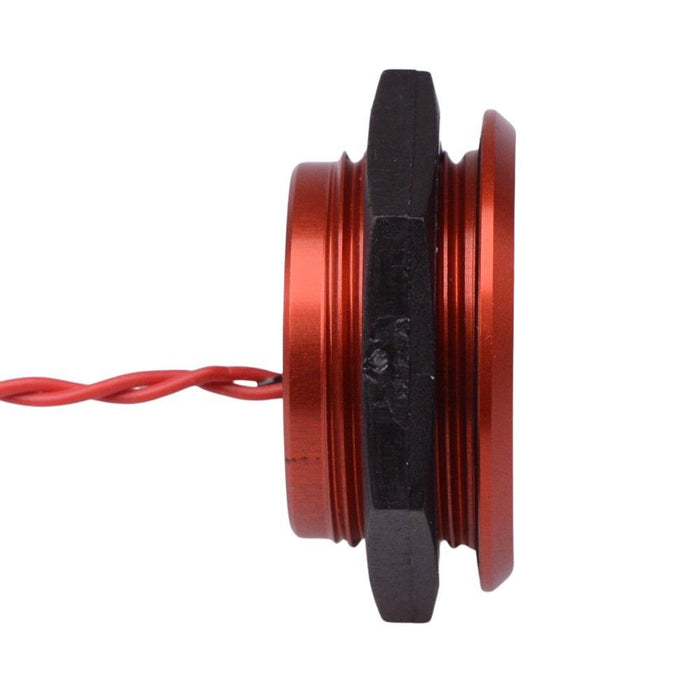 PBAM1AF6002 APEM Red Momentary NO 30mm Piezo Switch Prewired IP68