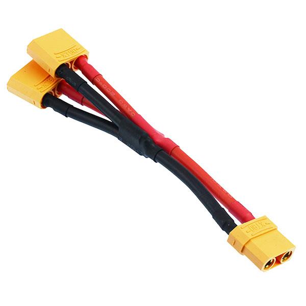 XT90 Female to 2 x Male Parallel Adapter Lead