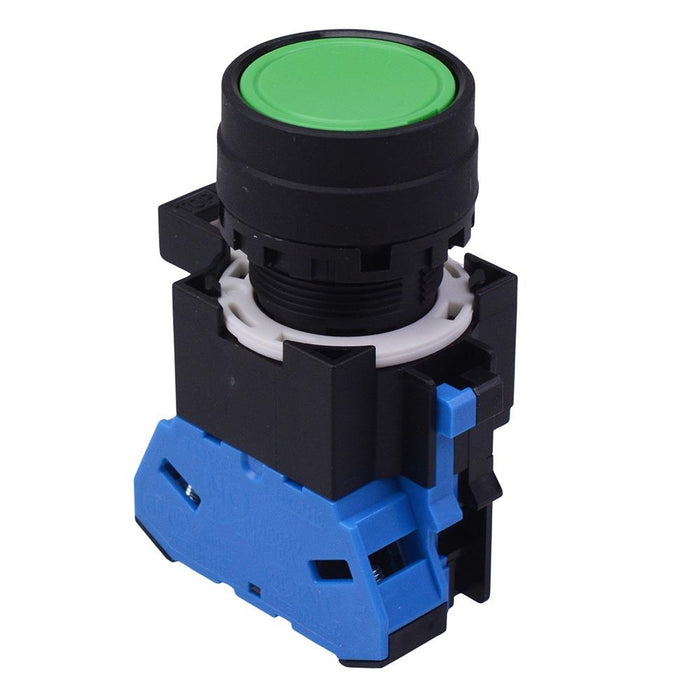 HW1B-M1F10G Green 22mm Momentary Push Button Switch NO IDEC