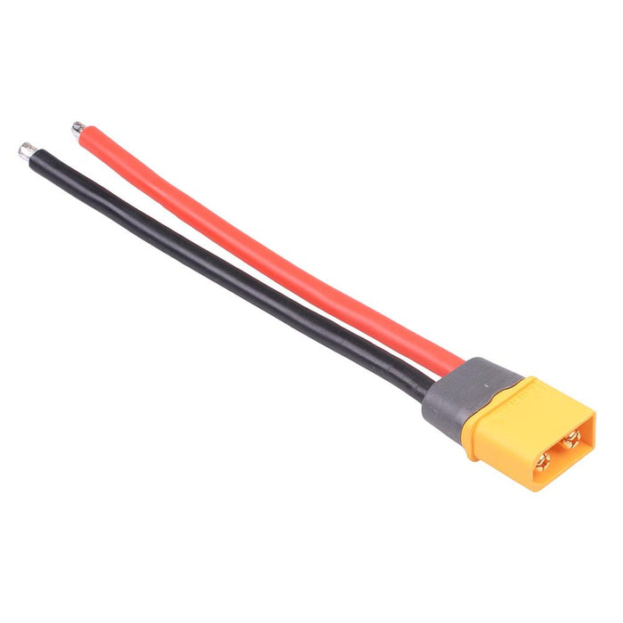 Prewired Male XT60H Connector with Cap 30A 10cm AMASS