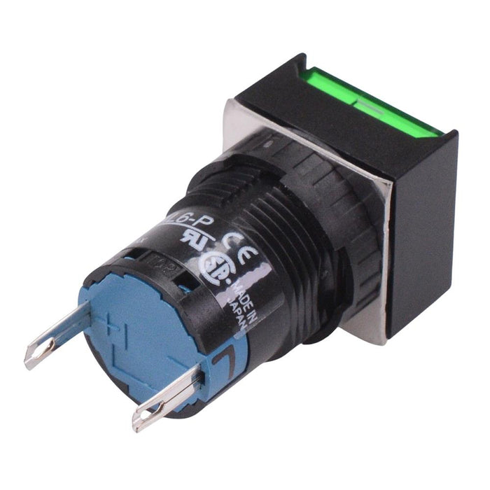 AL6Q-P1PG Green 16mm 5VDC Square Pilot Light IP65 IDEC