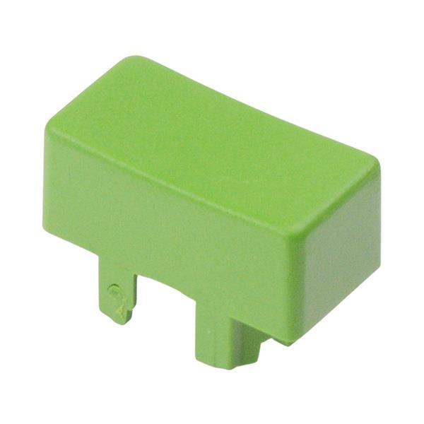 1P02 MEC Green Concave Rectangle Cap for use with 3F Multimec