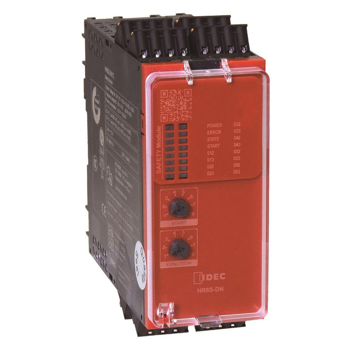 HR6S-DN1C Safety Relay Module DIN Rail 24VAC/DC IDEC