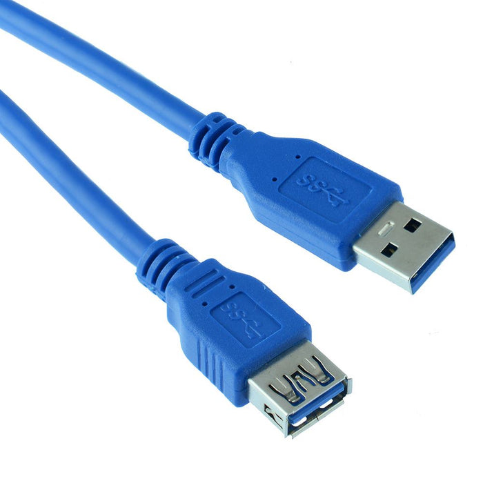 2m USB 3.0 Male to Female Extension Cable Lead