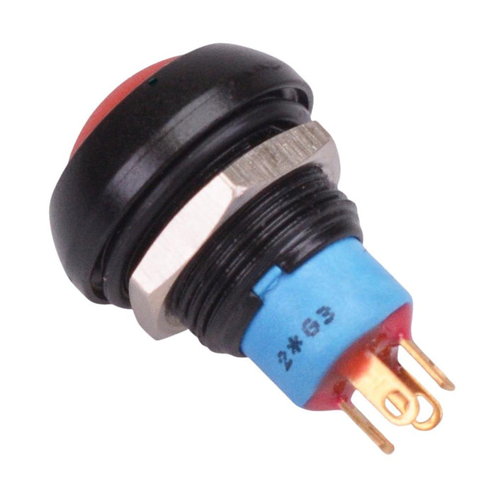 IPR5SAD6 Red Momentary 12mm Push Button Switch SPDT IP67 APEM