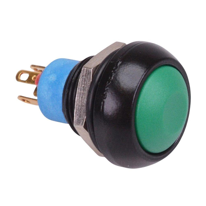 IPR5SAD3 Green Momentary 12mm Push Button Switch SPDT IP67 APEM