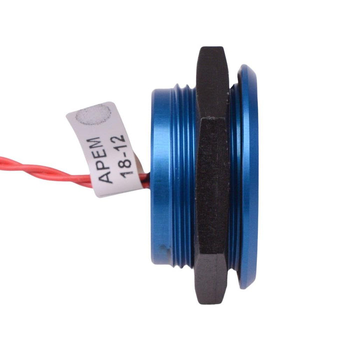 PBAM1AF1002 APEM Blue Momentary NO 30mm Piezo Switch Prewired IP68