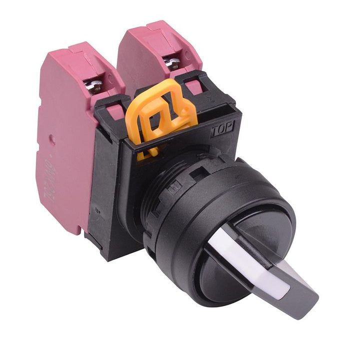 IDEC 22mm 2 Position Maintained Selector Switch 2NC IP65 YW1S-2E02