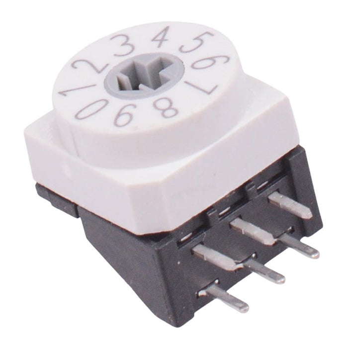 P65THR701L254 BCD Rotary Coded Switch Right Angle APEM