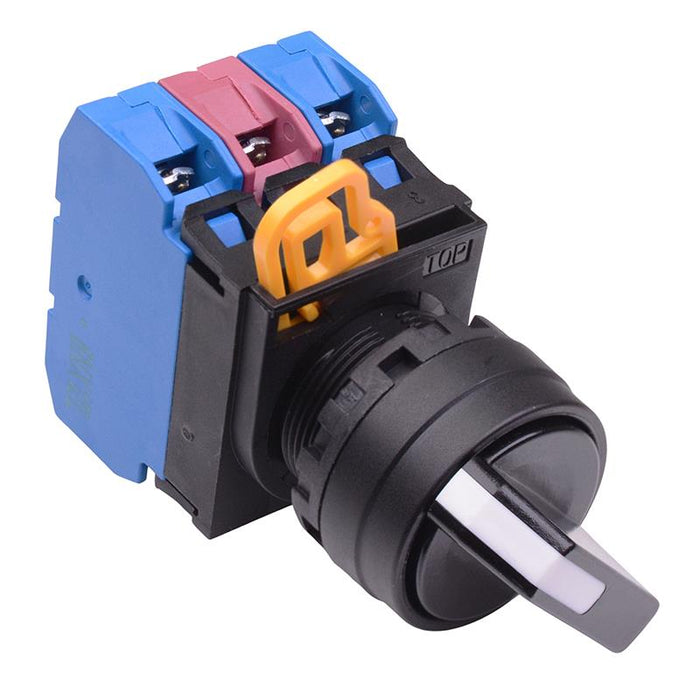 YW1S-21E21 22mm 2 Position Momentary Selector Switch 2NO-1NC IP65 IDEC