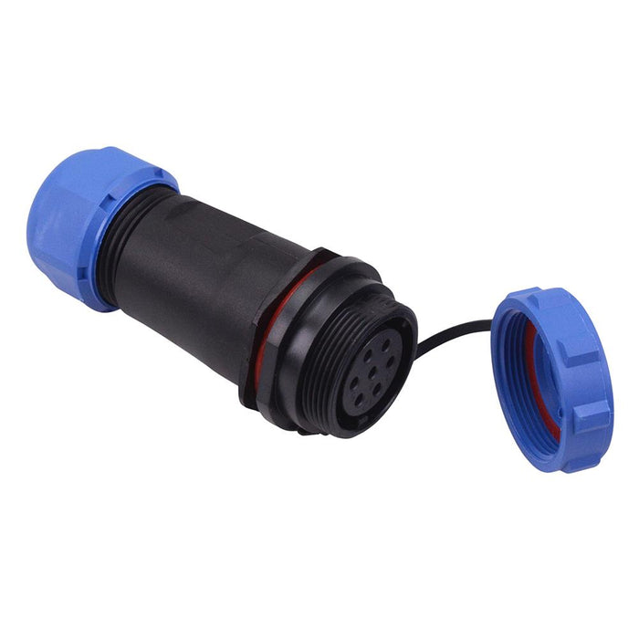 7 Pin Waterproof W21 Female Socket Cable Connector IP68