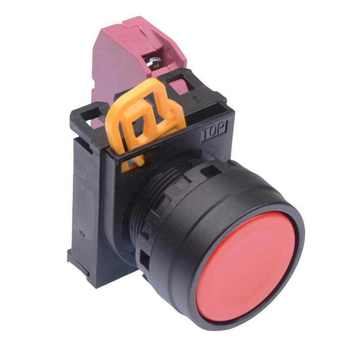 YW1B-A1E01R Red 22mm Maintained Push Button Switch NC IP65 IDEC