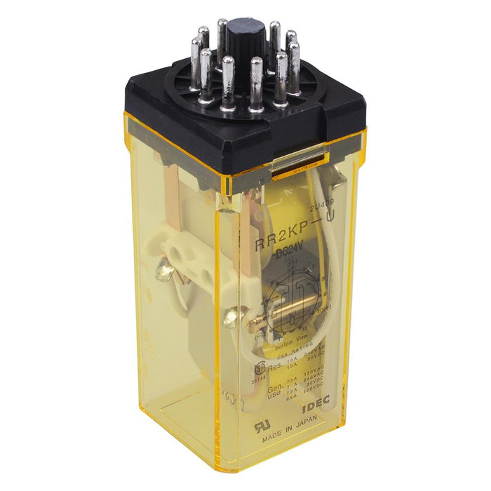 RR2KP-UDC24V 24VDC Latching Plug In Power Industrial Relay 10A DPDT IDEC