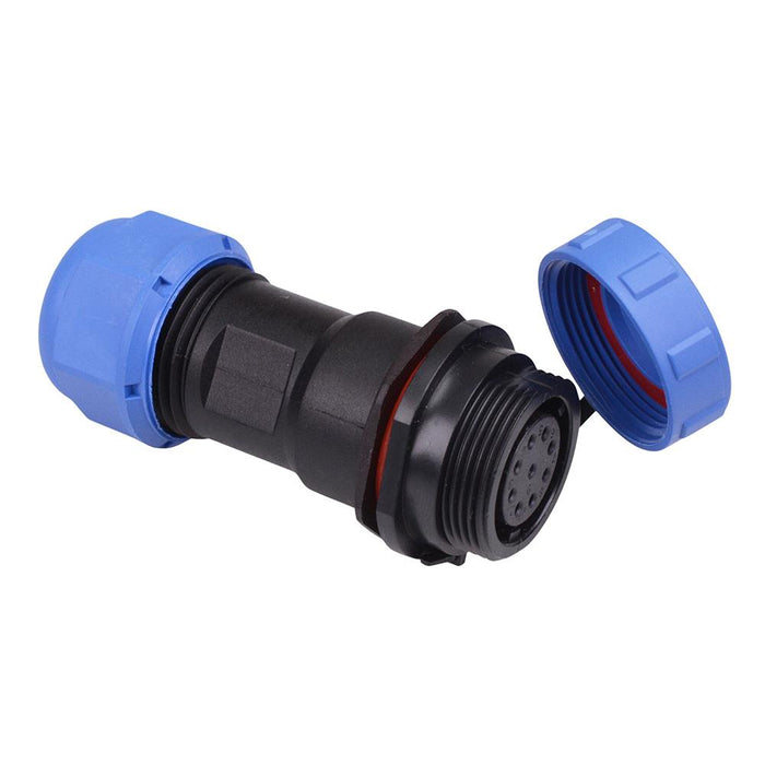9 Pin Waterproof W17 Female Socket Cable Connector IP68