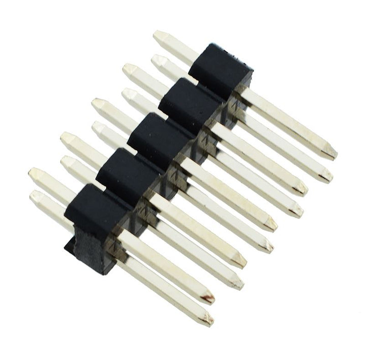 8-Way Double Row Male Header 2.54mm