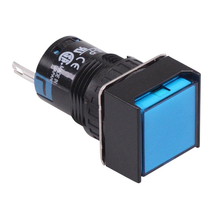 AL6Q-P1PS Blue 16mm 5VDC Square Pilot Light IP65 IDEC