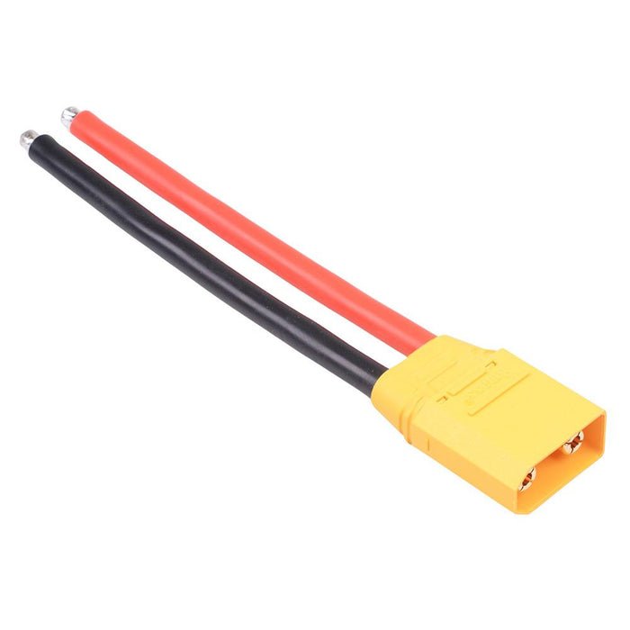 Prewired Male XT90 Connector 40A with Cap 10cm AMASS