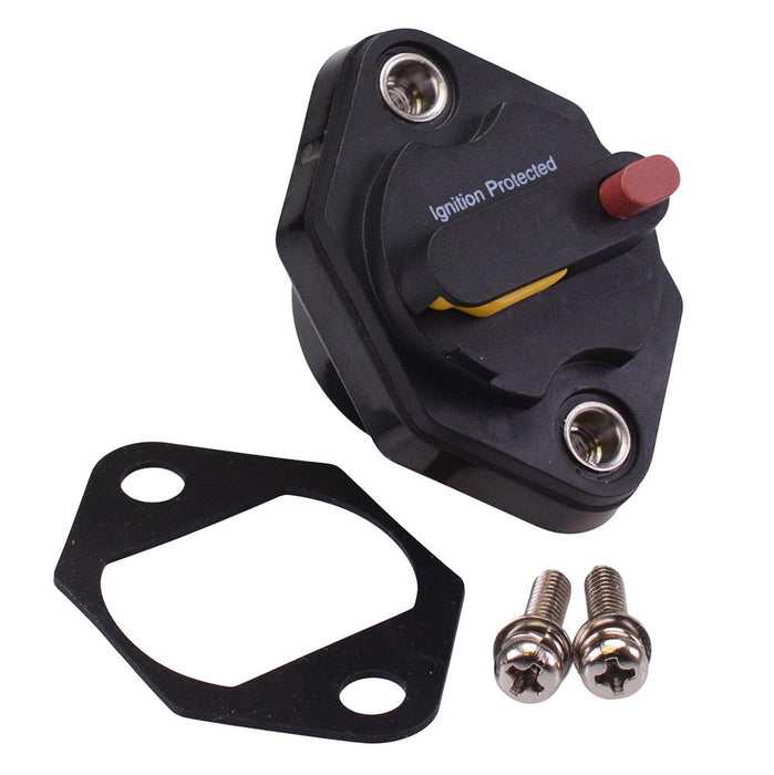 50A Mini Panel Mount Manual Reset On-Off Circuit Breaker IP66