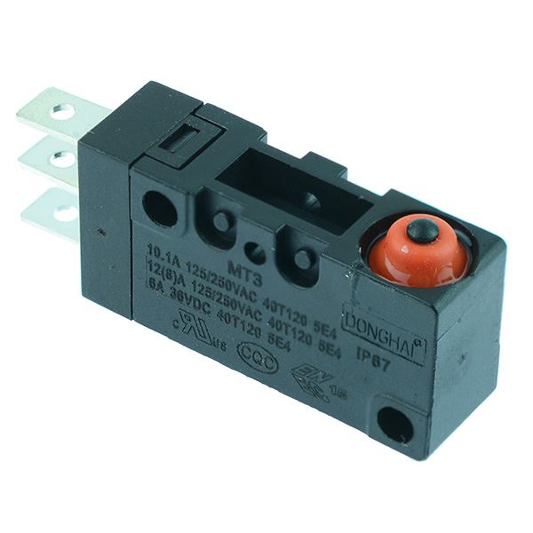 Push Button Waterproof Microswitch SPDT 10A IP67