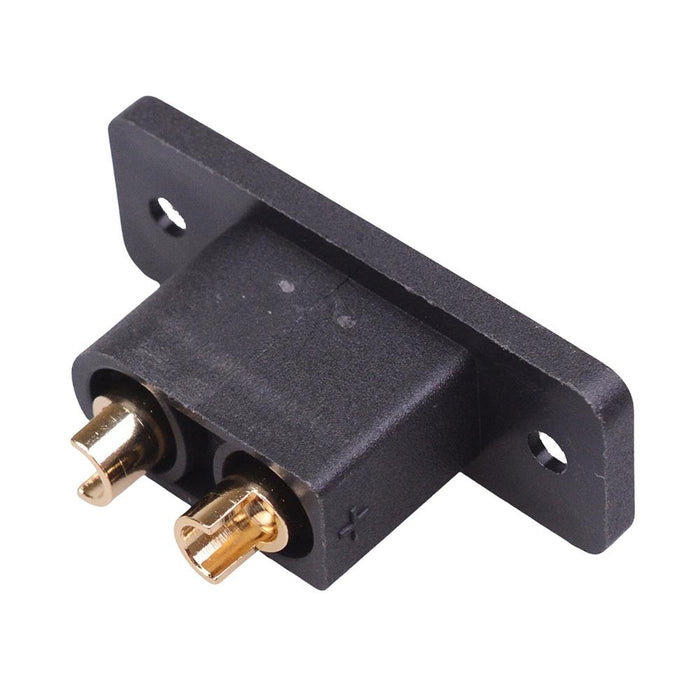 XT90E-M Male 2-Pin Gold Plated Panel Mount Connector 30A AMASS