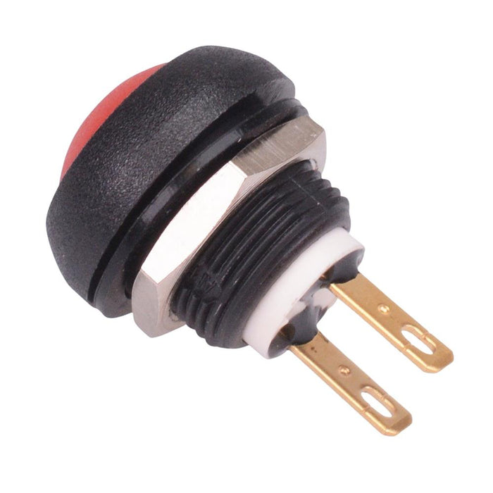 ISR3Z1AD600 APEM Red Momentary 12mm Push Button SPST IP67