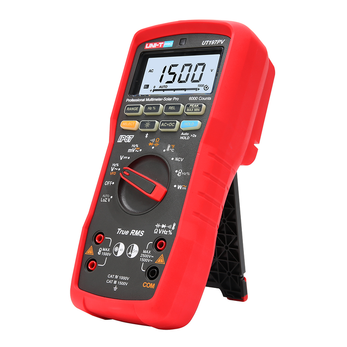 UT197PV Solar PV Professional True RMS Auto Range Digital Multimeter IP67 Uni-T
